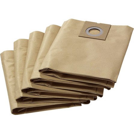 Sacs papier pour aspirateur Kärcher NT27/1 - Lot de 5
