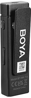 Boya - BY-W4 - Draadloze Microfoon - Draagbaar - 4-Kanaals