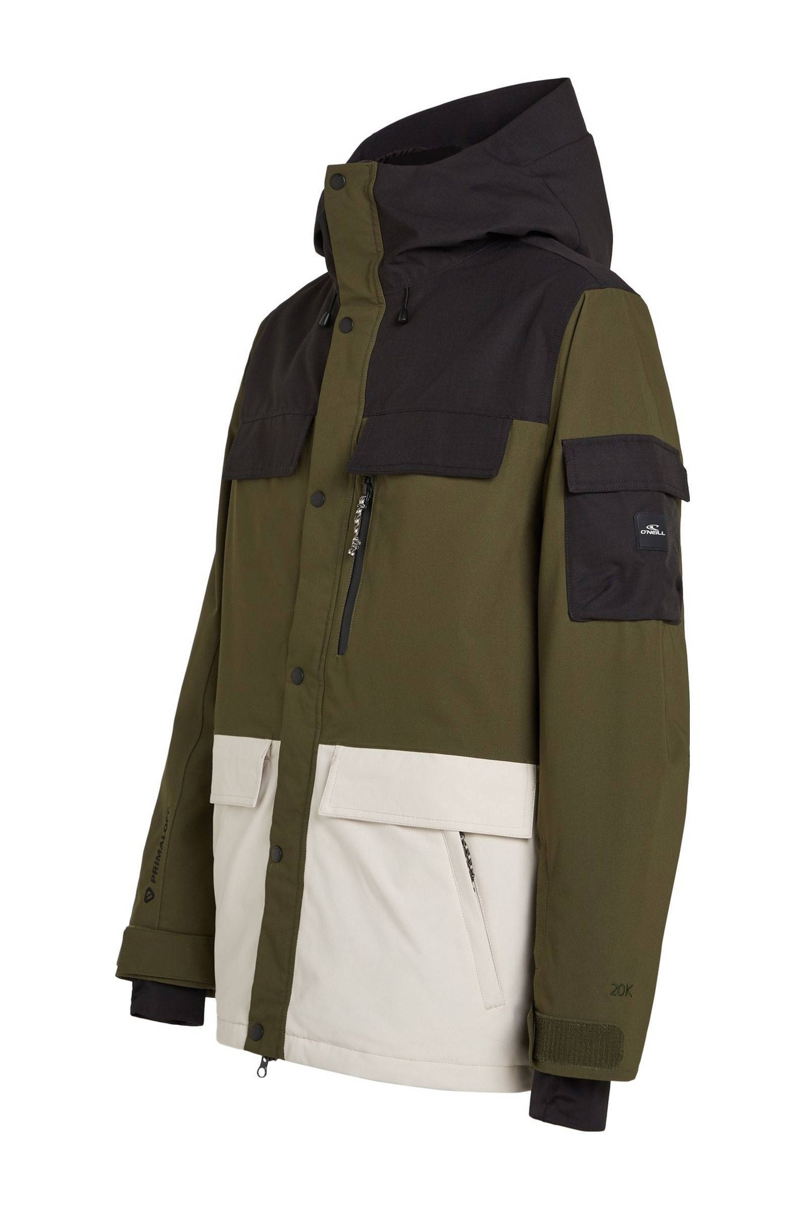 O'Neill ski-jack UTILITY PRO HYBRID donkergroen/ecru/zwart