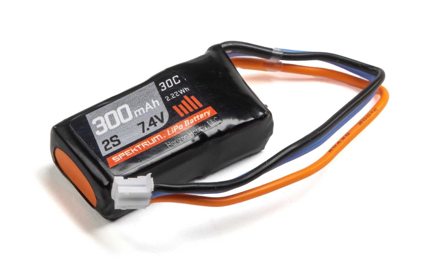 RC-Akku LiPo 300 mAh 7.4 V 30C2S LiPo Akku mit PH Stecker für 2S UMX Modelle