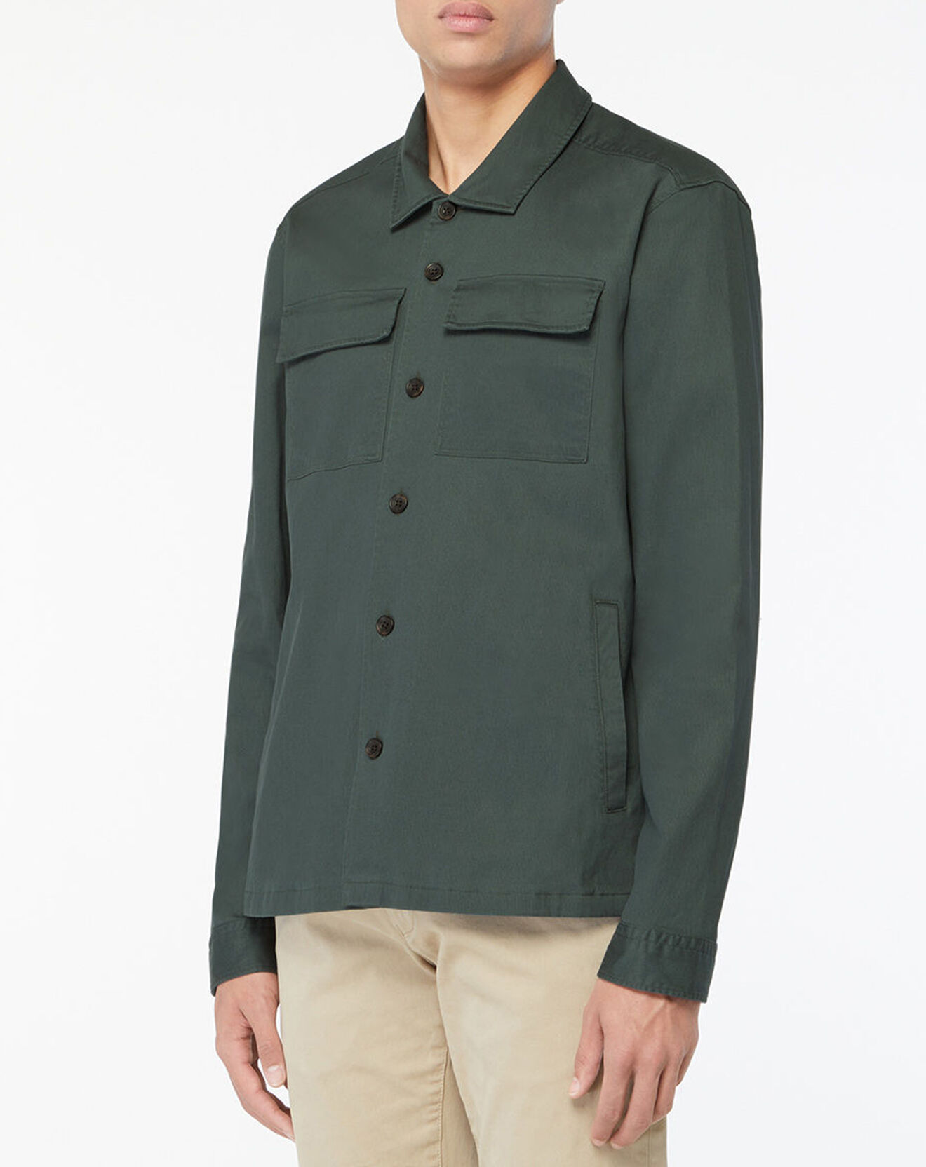 Hackett London Surchemise Regular Fit Worker verte