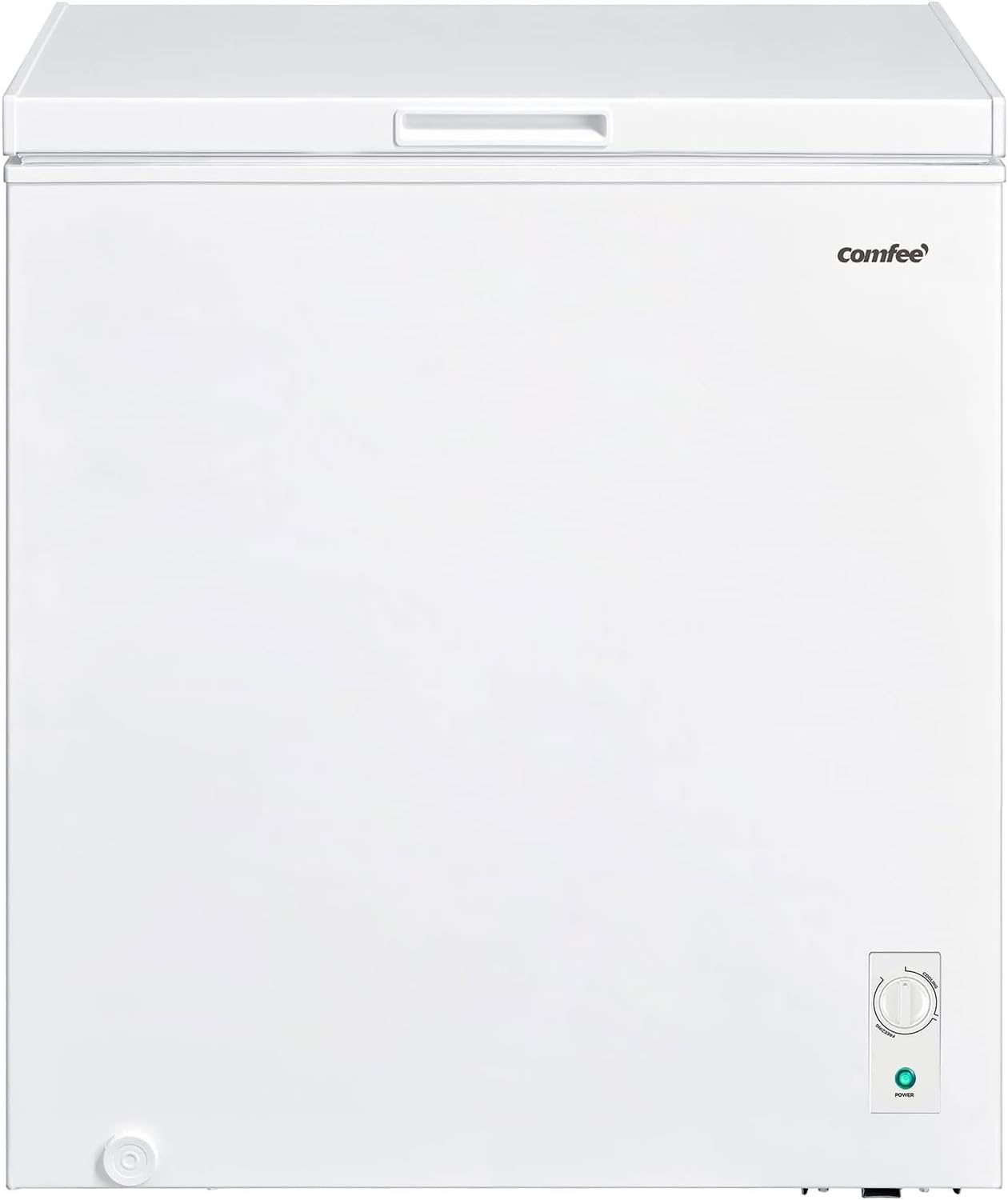 Comfee RCC100WH2(E) Gefriertruhe/169 kWh/Jahr/85cm hoch/99L/38dB/Geringe Lautstärke/Hoch effizientesD-förmigesRohr/Geeignet für verschiedene Einsatzszenarien/Einstellbarer Temperaturregler/Weiß