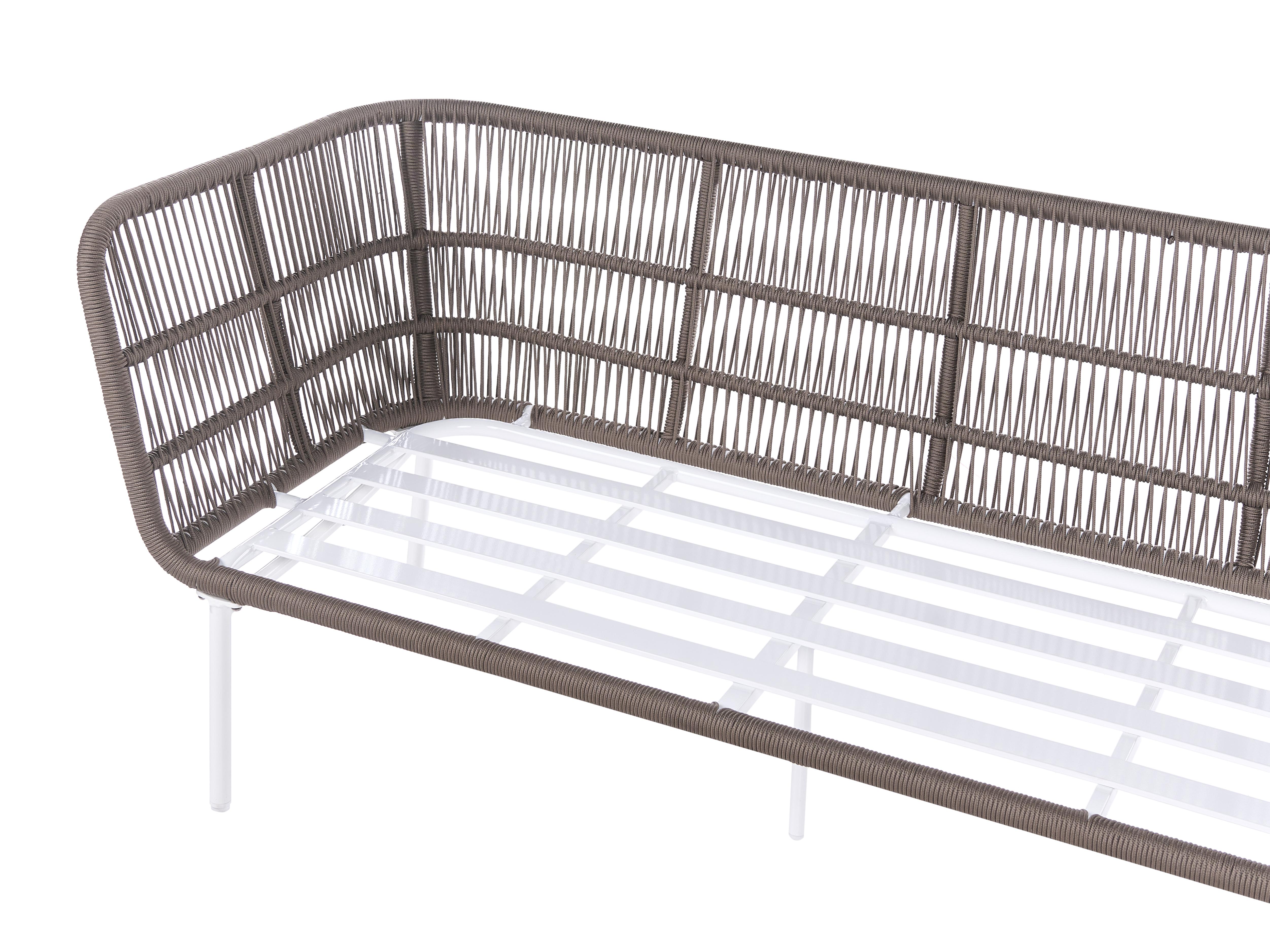 Tuin bankenset 7-zits ROBELLA met tafels Beige