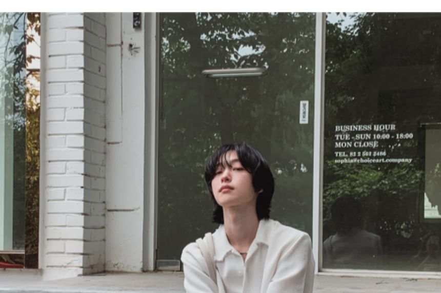 SeoulPop - Unisex Tweed Shirt met Korte Mouwen