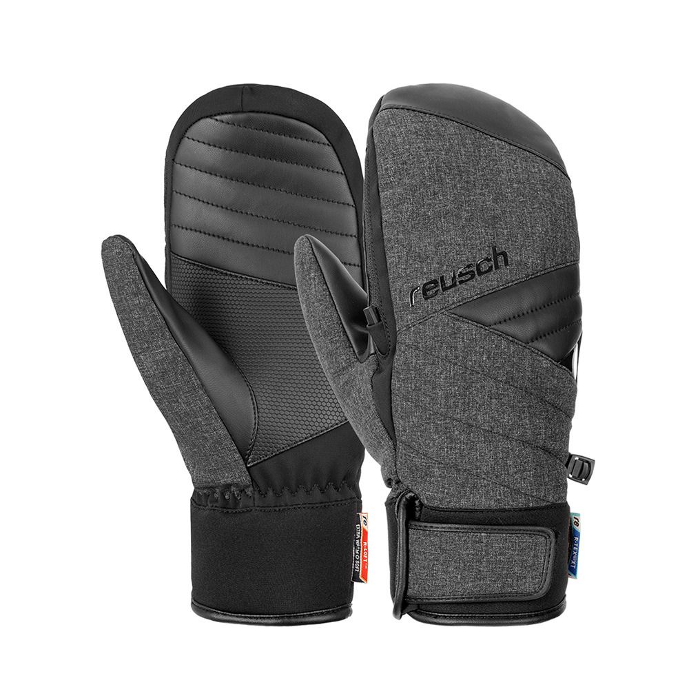 Reusch ANAKIN R-TEX® XT - Moufles ski black/black melange