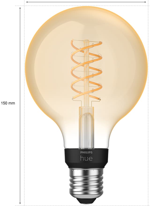 Philips Hue W Globe 7,2W Filament G93 E27