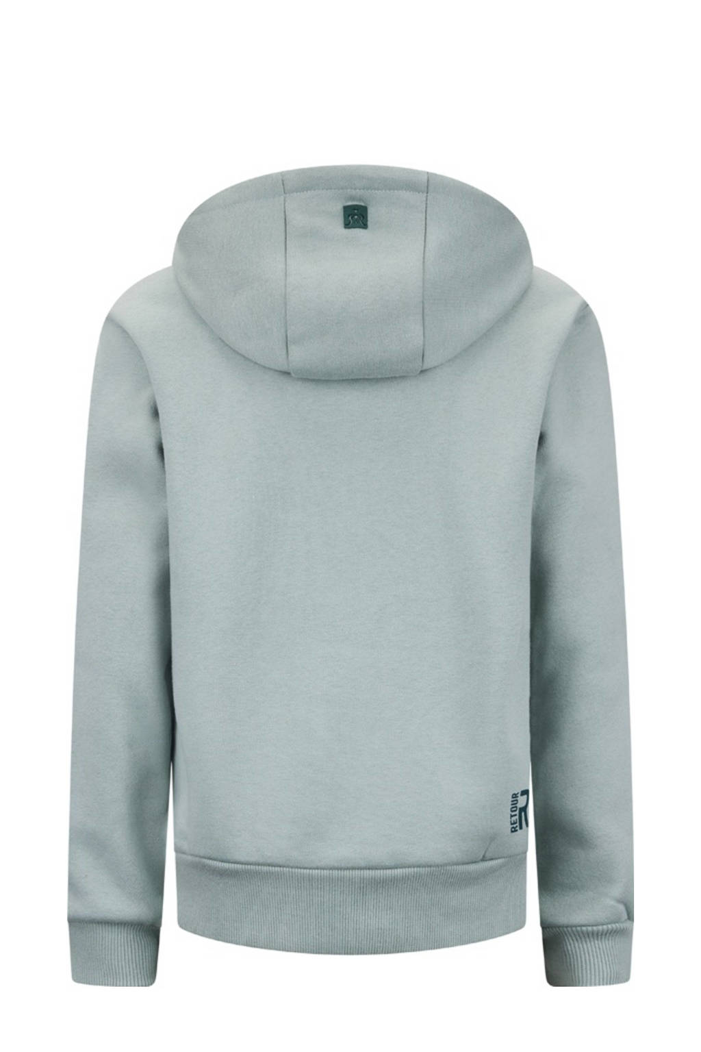 Retour Jeans hoodie Czar zachtgroen
