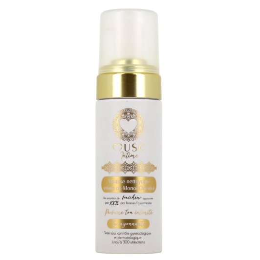 Musc Intime mousse nettoyante douce - Nettoie et parfume