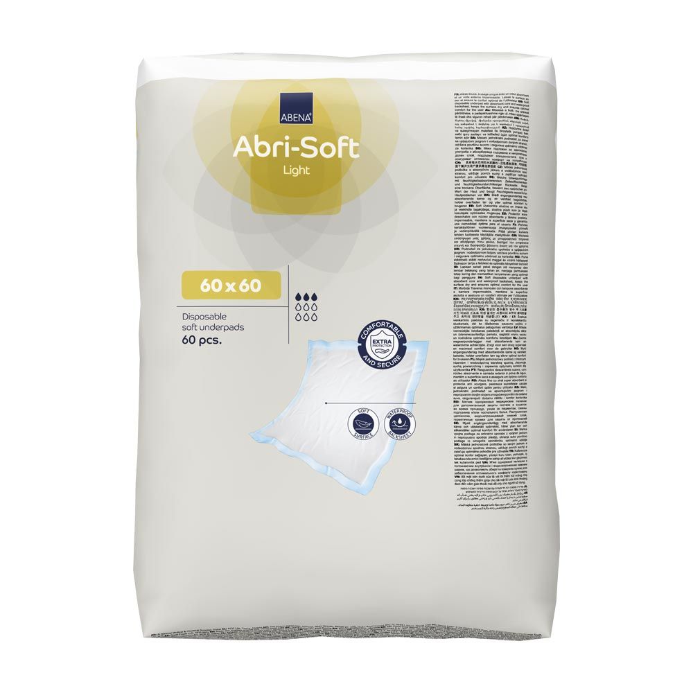 Abena Abri Soft Light Einweg Unterlagen 60 x 60 cm