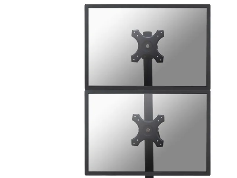 Neomounts FPMA-D700DDV - Stativ - fuld bevægelse - for 2 LCD displays - sort - skærmstørrelse: 10
