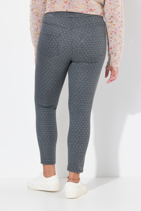 Jeggings, Slim Fit, Minimal-Print, Gesäßtaschen