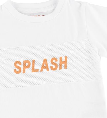 Mini A Ture T-Shirt - Simion - White m. Splash