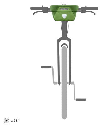 Sacoche de Guidon Ortlieb Ultimate Six Plus 5L Vert Kiwi Moss