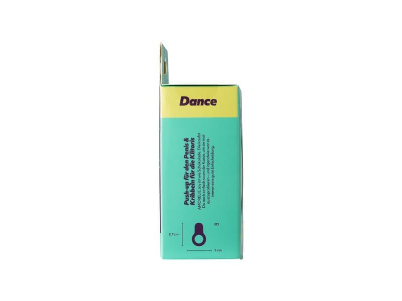 Amorelie Penisring mit Vibration «Dance» Türkis Hochwertiges Sextoy