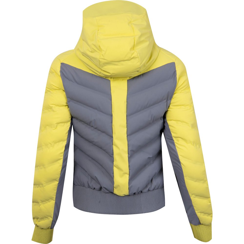 KJUS Balance Skiacke Damen sage grey lunar yellow