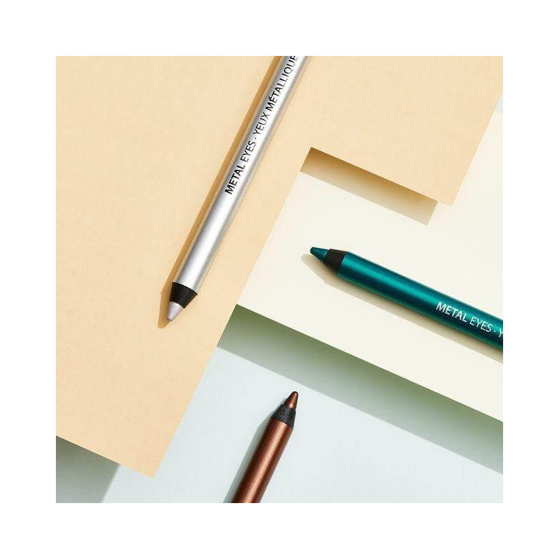 Eyeliner waterproof effet métal n°02 Moonstone - Metal Eyes GOSH
