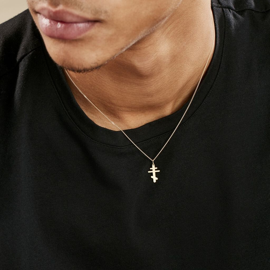Pendentif Cobeia Orthodoxe Or Jaune