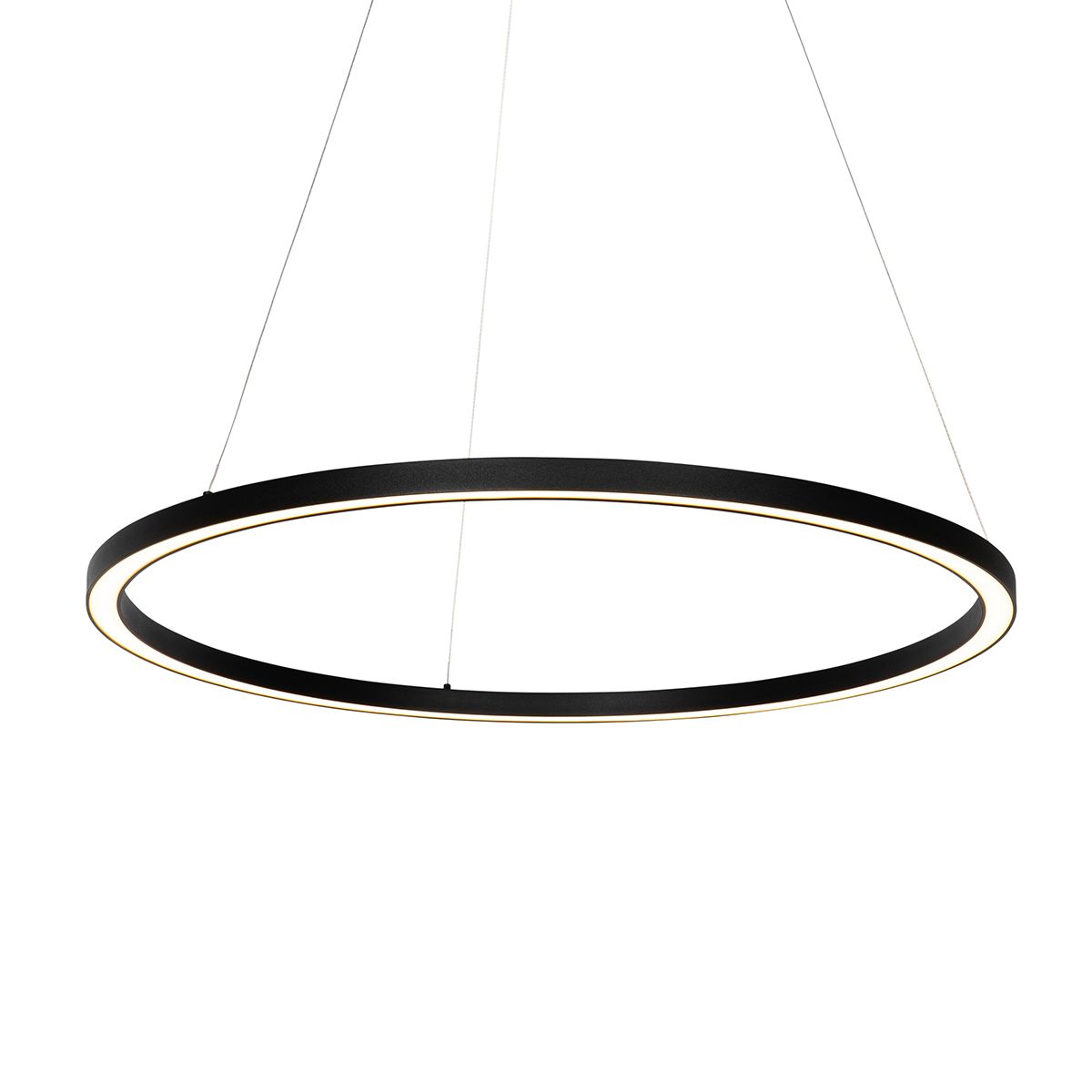 Hanglamp zwart 80 cm incl. LED 3-staps dimbaar - Girello