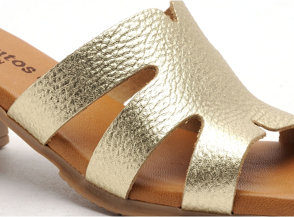 Eva frutos mules et sabots talons femme 3423 or