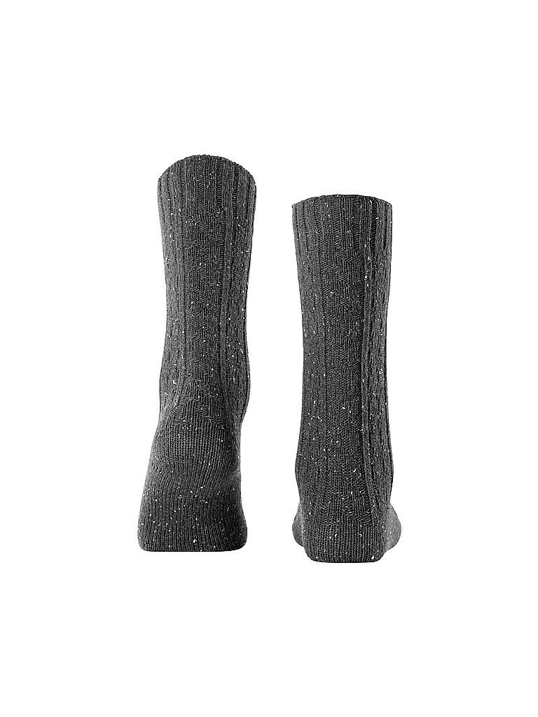 BURLINGTON Damen Socken TWEED TALES 36-41carbon melange grau