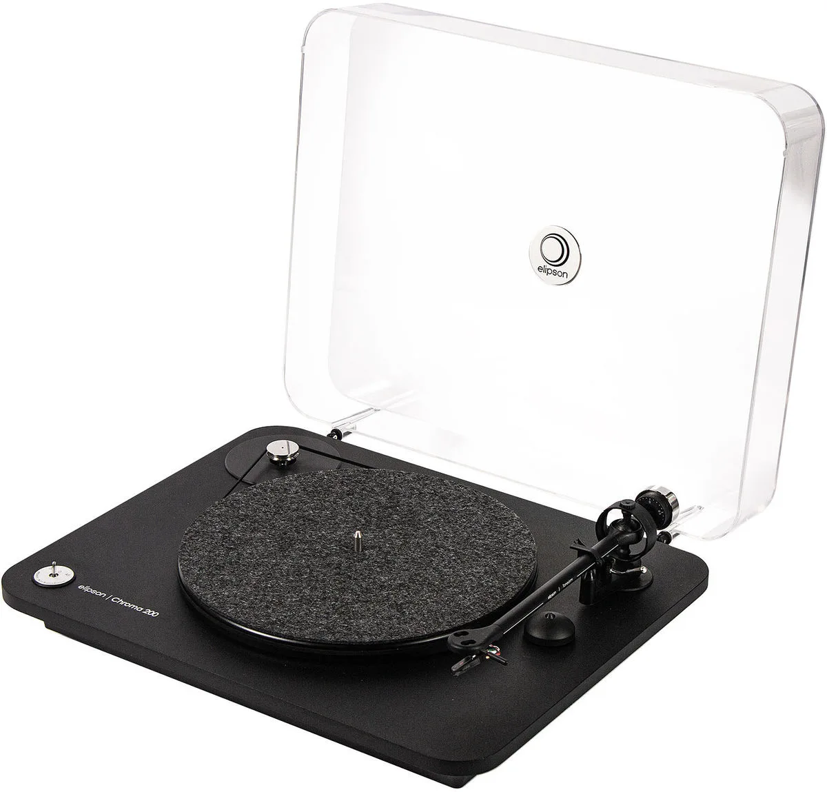 Elipson Chroma 200 Noir mat Platines vinyle hi-fi