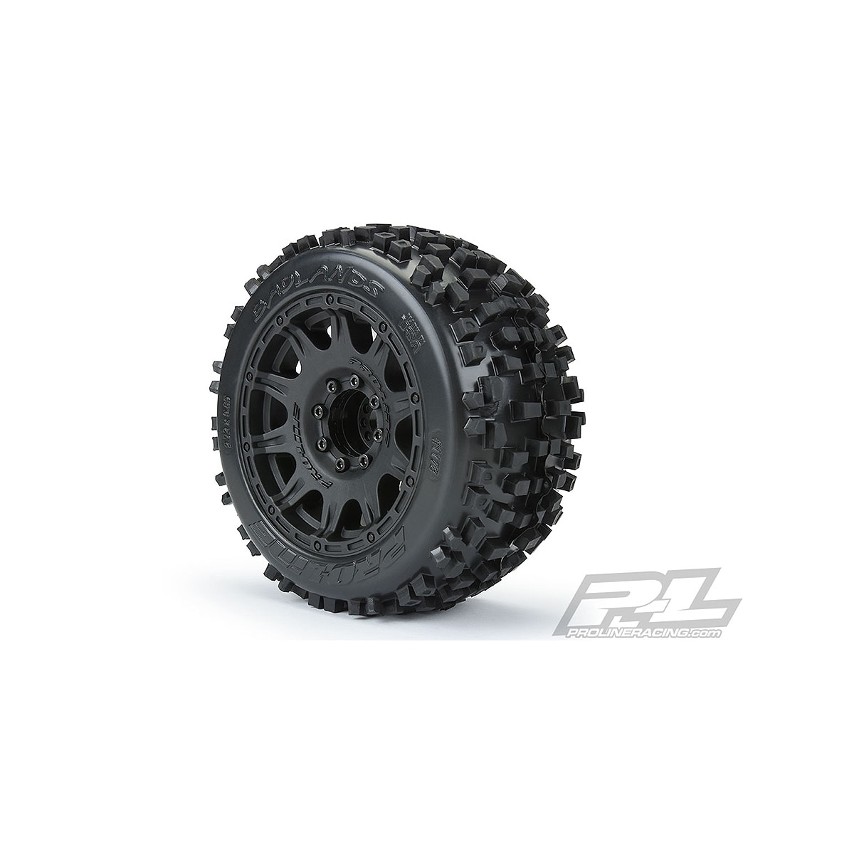 Proline Badlands 3.8 Mounted on Raid Rims (2)
