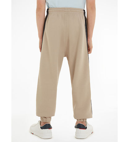 Calvin Klein Sweatpants - Plaza Taupe m. Sort