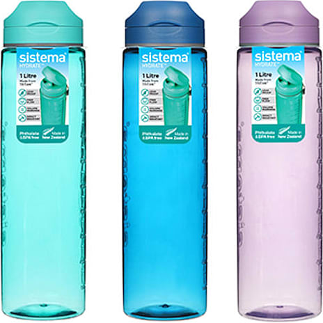 Sistema Tritan drikkedunk (1L) - flere varianter - assorteret