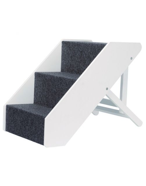 Trixie Trap In Hoogte Verstelbaar - Hondenloopplank - 40x47x67 cm Wit Grijs