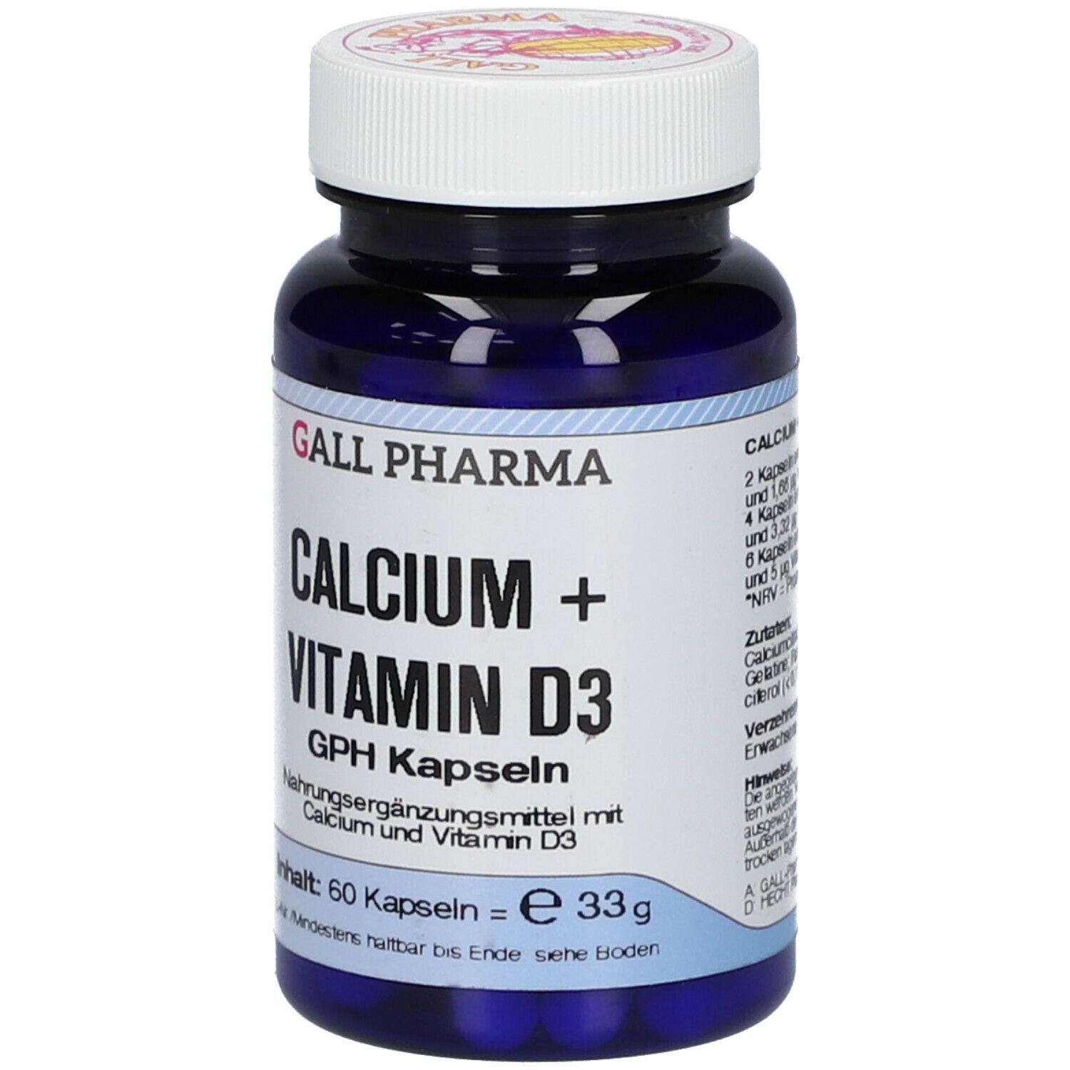 GALL PHARMA CALCIUM + VITAMIN D3