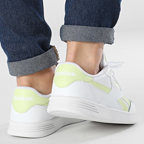Baskets Femme Reebok Court Advance 100033809 White Citrus Glow Footwear White