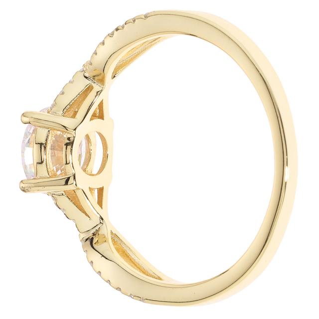 Cocktail-Ring, 45 Zirkonia, ca. 1,72 ct., Silber 925