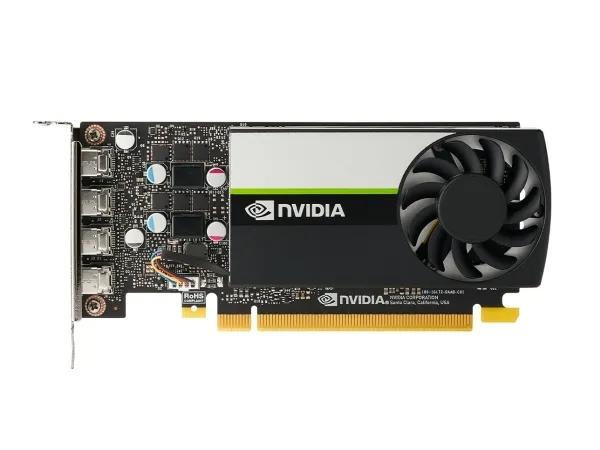 NVIDIA T1000 - Grafikkort - T1000 - 4GB Low Profile - Brun æske