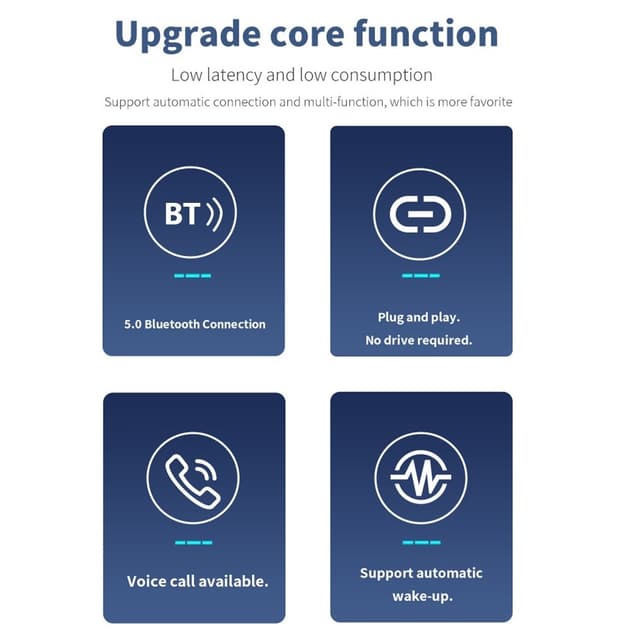 Til Sony PS5 PS4 PC Bluetooth USB 3,5 mm Audio Transmitter Trådløs modtager