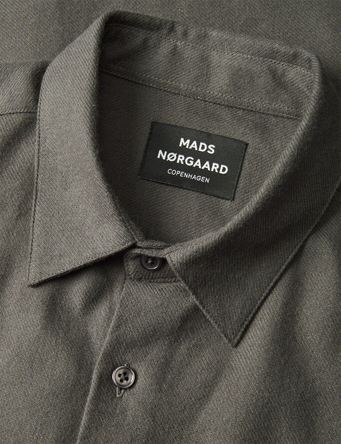 Mads Nørgaard - Copenhagen Alaska Flannel Sune Shirt Grøn