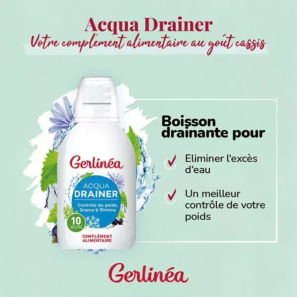 Gerlinéa Suplementos Alimentares Acqua Escorredor 500ml