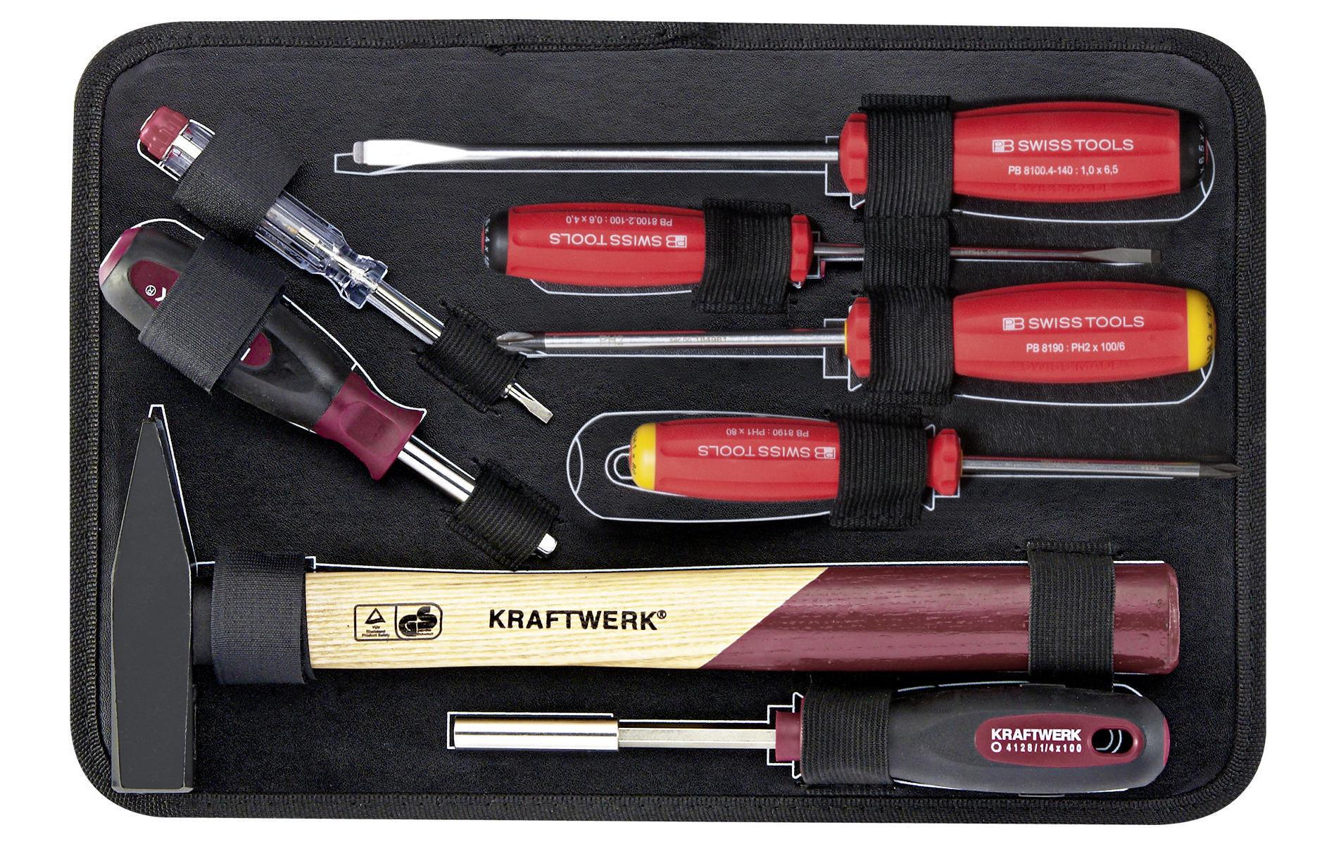 Werkzeugkoffer Profi-Alu KW PB 123-teilig<br>Profi-Alu-Werkzeugkoffer