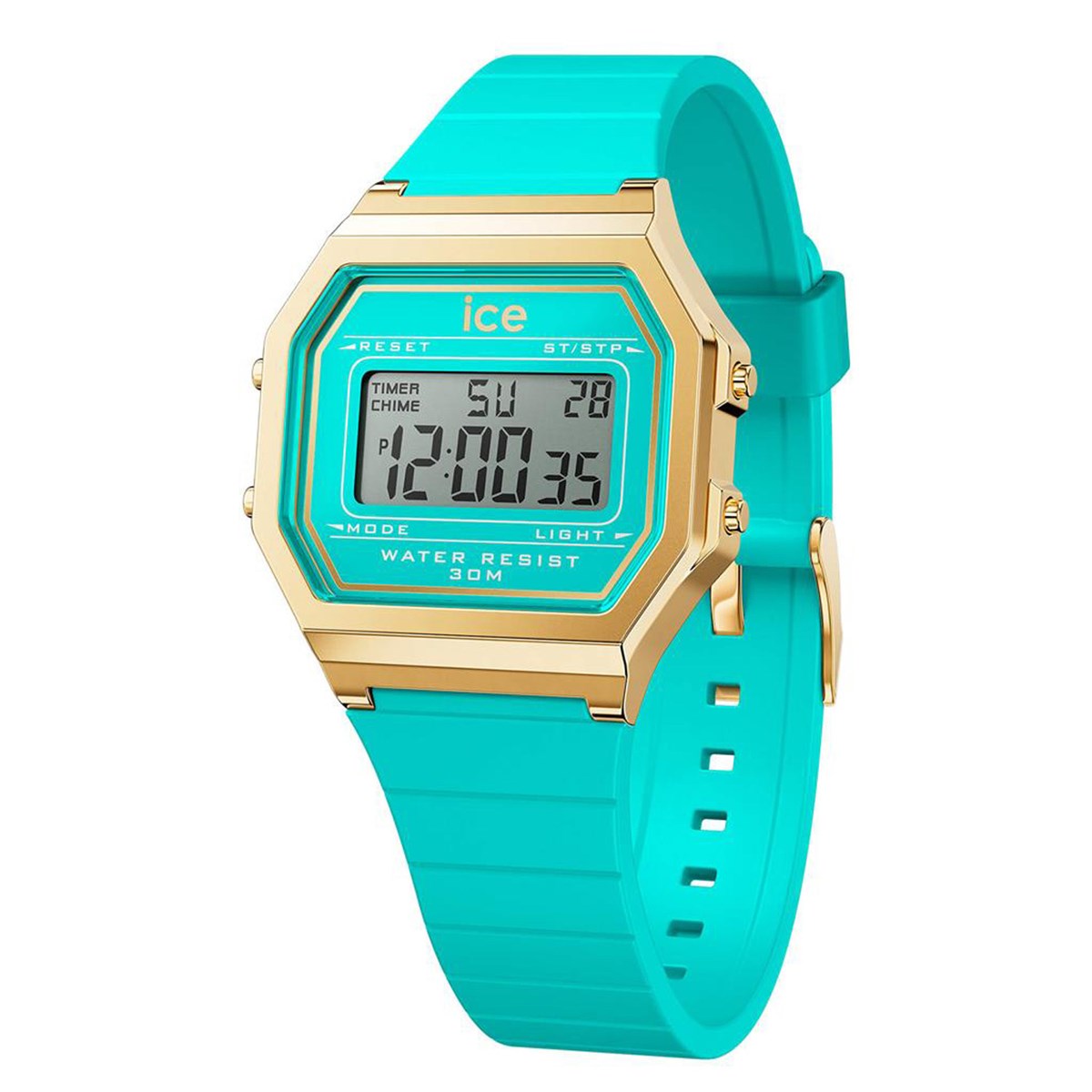 ICE digit retro - Blue curacao - Small