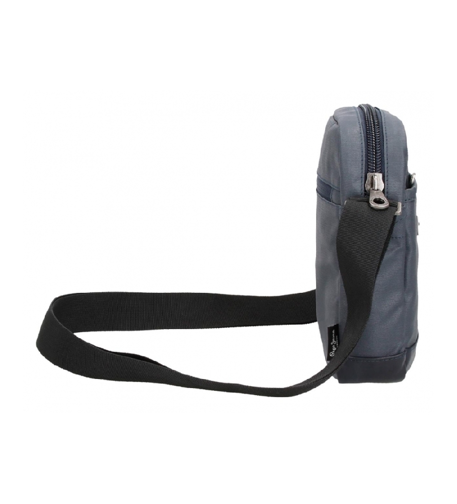 Bolsa de ombro média Pepe Jeans Hatfield azul marinho