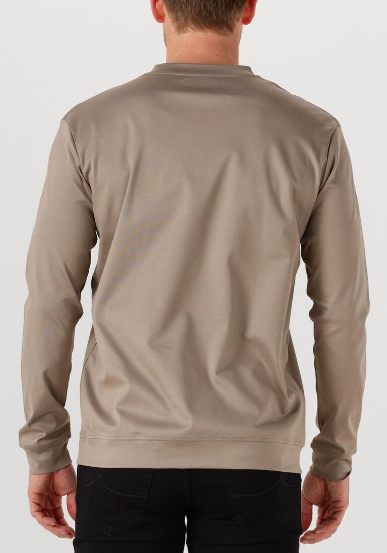 taupe valenza trui heavy supima sweater