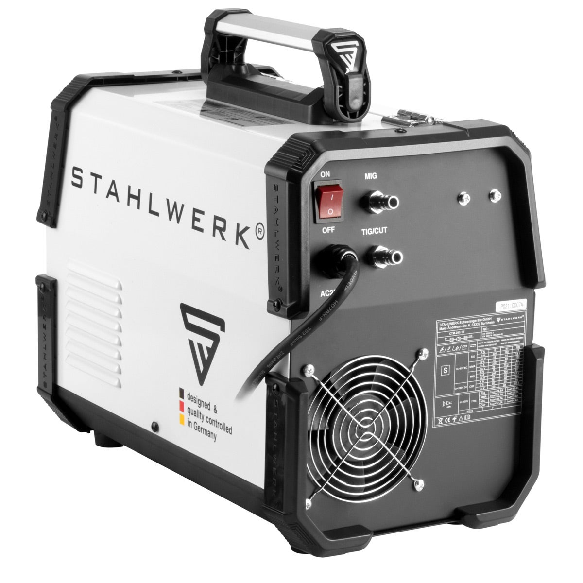 STAHLWERK CTM-250 ST Digitaal 5-in-1 inverter-combinatielasapparaat met 200 A