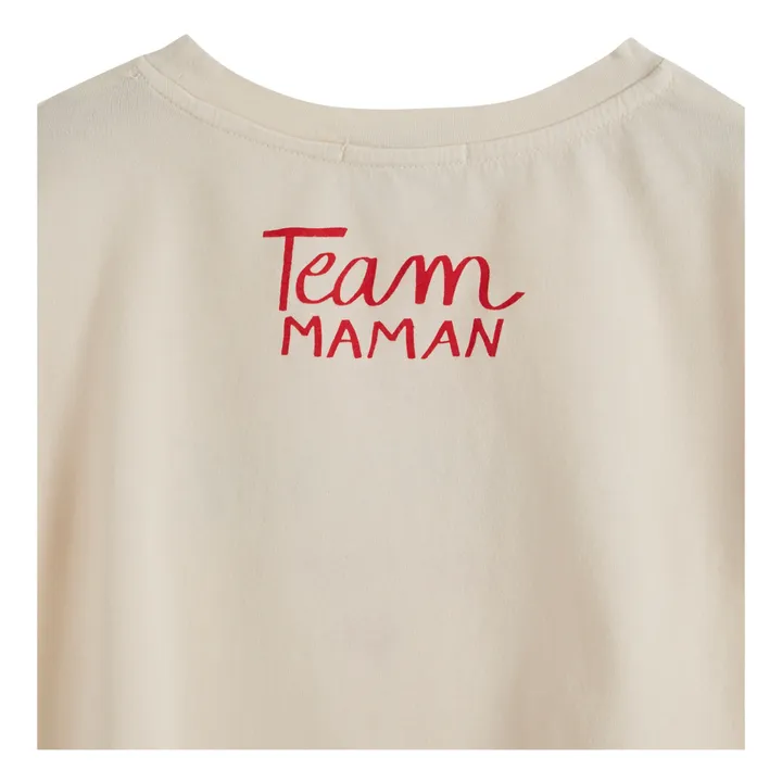 Emile et Ida T-shirt Maman Capitaine | Ecru