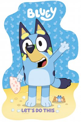 Bluey 4 Large Shaped Puzzles