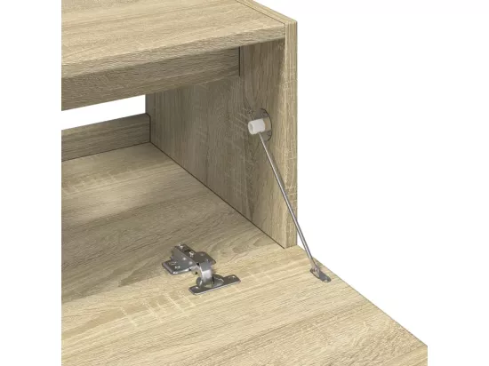Armoire d'évier chêne sonoma 59x37x59 cm bois d'ingénierie