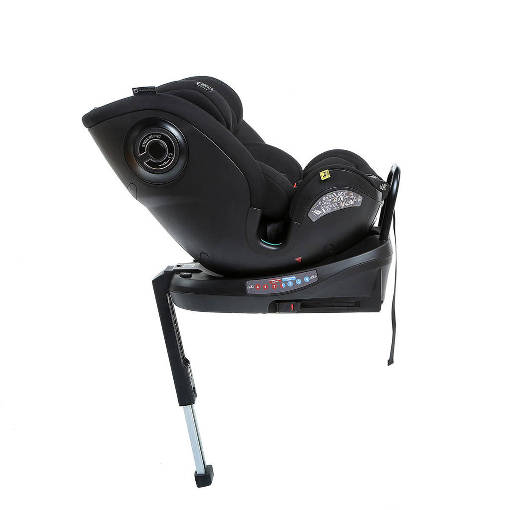 Top autostoel die vanaf de geboorte tot 12 jaar meegaatAutostoel Stellar Pro I-size Black