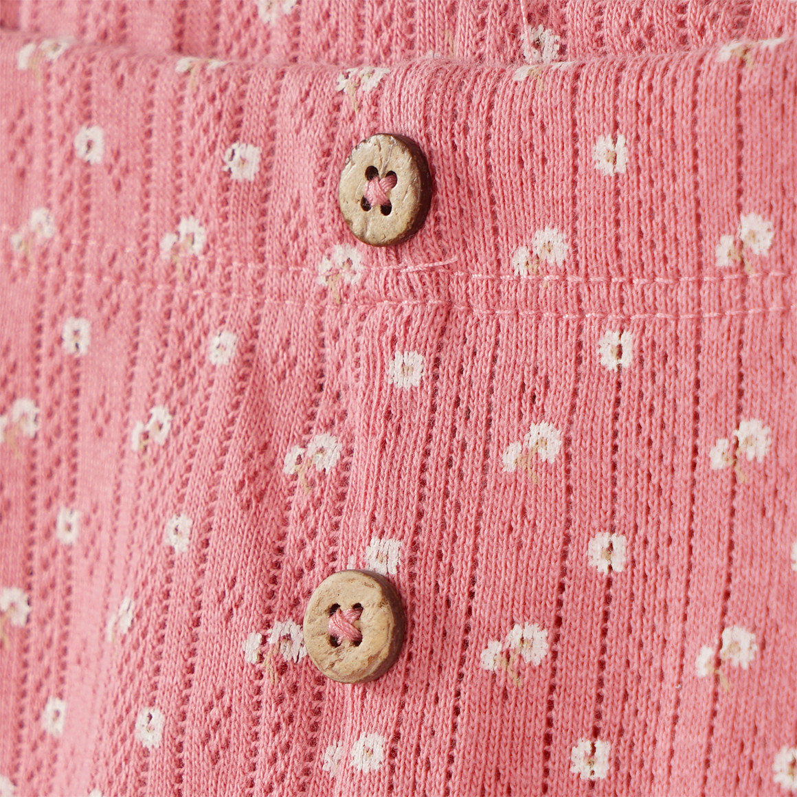Topomini Pure Collection Baby Leggings aus Bio-Baumwolle rosa