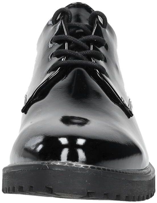Marco Tozzi Veterschoenen Laag zwartlak