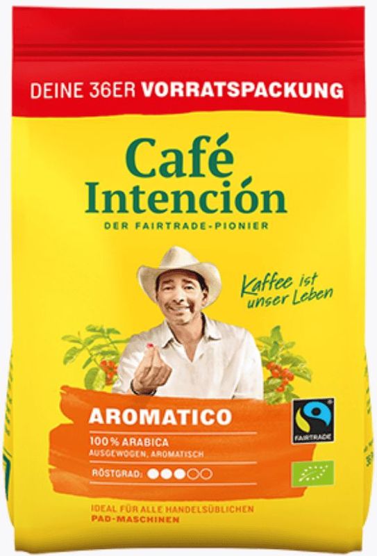 Café Intención - Aromatico - Koffiepads - 36 Stuks - Senseo-compatibel