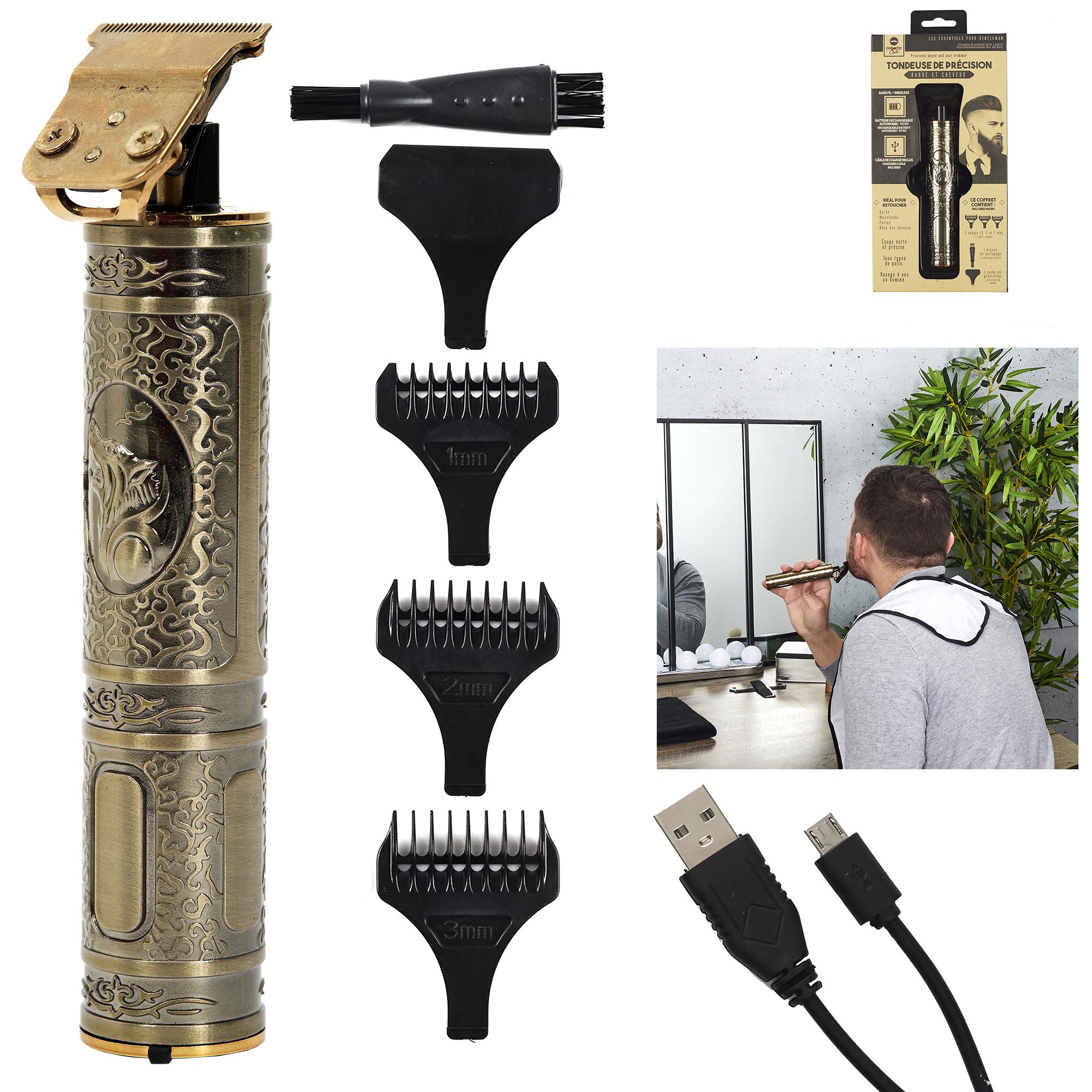 TONDEUSE DE PRECISION BARBE ET CHEVEUX CHROME