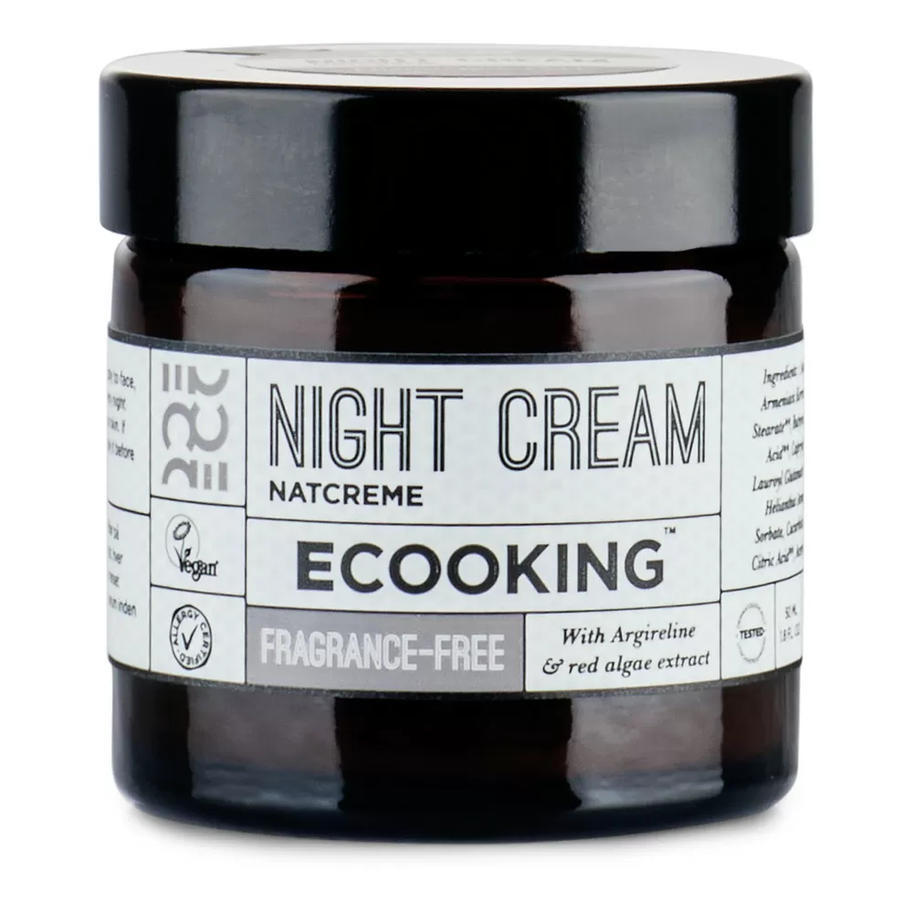 ECOOKING Natcreme Parfumefri - 50 ml.